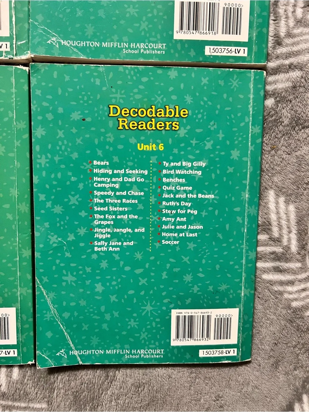 Houghton Mifflin Harcourt Journeys Common Core Decodable Readers Set of 6 Units